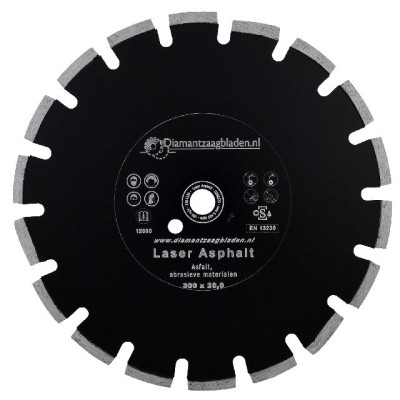 Diamantschijf voor het zagen van Asfalt diameter 300mm