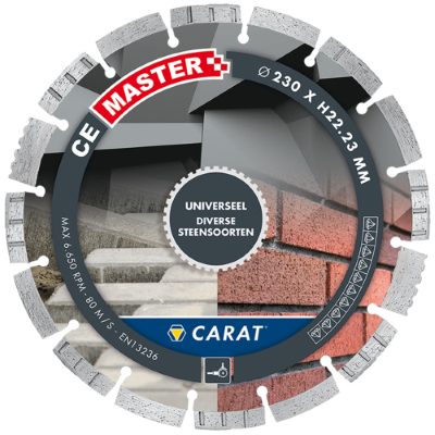 Diamantschijf universeel CE Carat diameter 150mm Master