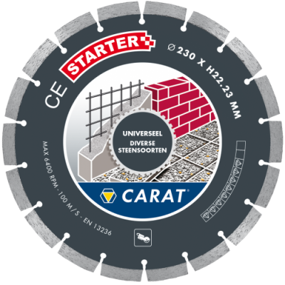 Diamantschijf universeel CE Carat diameter 400mm