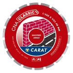 Diamantschijf baksteen / asfalt CNA Carat diameter 350mm classic