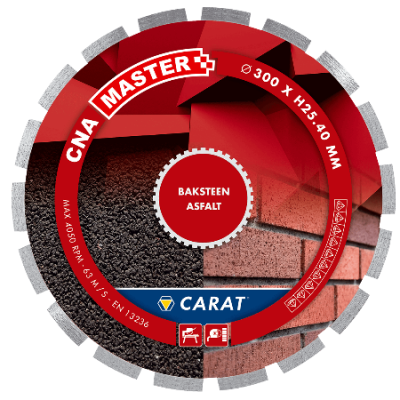 Diamantschijf baksteen / asfalt CNA Carat diameter 370mm Master