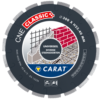 Diamantschijf universeel CNE Carat diameter 350mm Classic