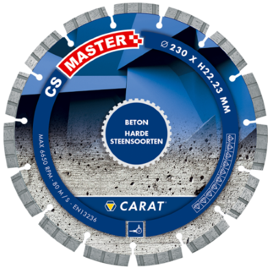 Diamantschijf Beton diameter 150mm CS Master Carat