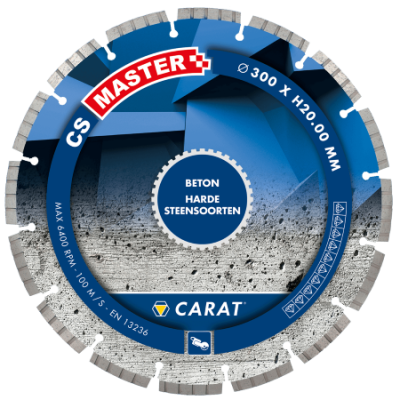 Diamantschijf Beton diameter 400mm CS Master Carat