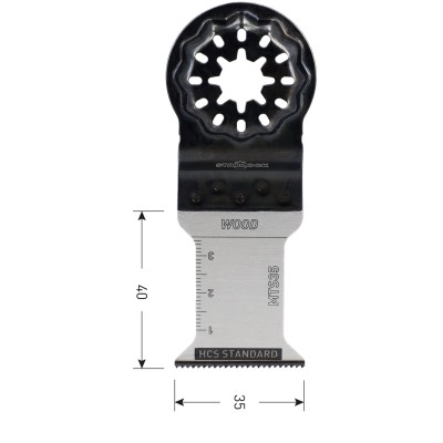 Starlock Multitool invalzaagblad voor hout 35x40mm 10stuks