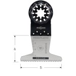 Starlock Multitool bi-metaal Japanse vertanding hardhout 65x40mm 10stuks