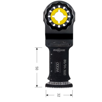 Starlock Multitool invalzaagblad voor Hardhout 32x50mm