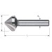 Verzinkboor diameter 10.4mm Lengte 50mm